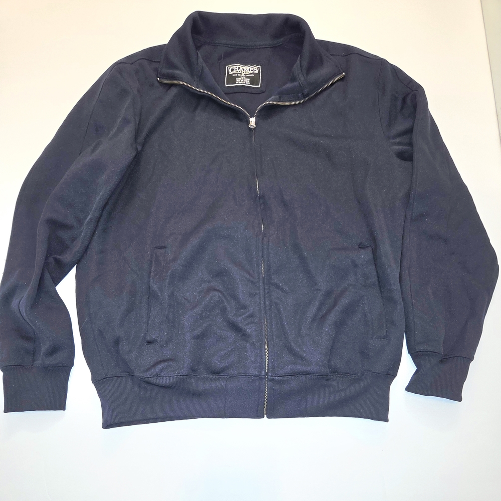 Champs Men's Navy Zip-Up Sweater